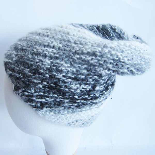 multi mohair acrylic hat