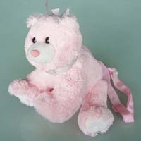 pink bear bag