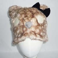 fake fur animal hat