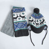boys scarf and hat set
