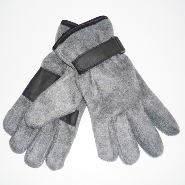 grey fleec glove