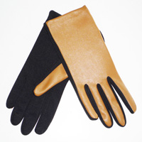 mustard glove