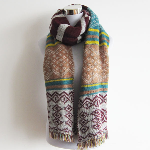 jacquard scarf