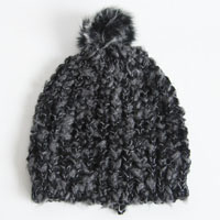special yarn hat with lurex