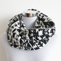 acrylic jacquard snood