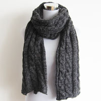 acrylic cable scarf