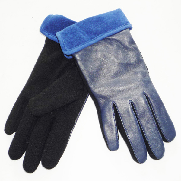 blue turnover cuff glove