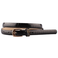crocodile pattern belt