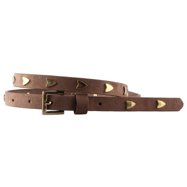 belt with hearts studs