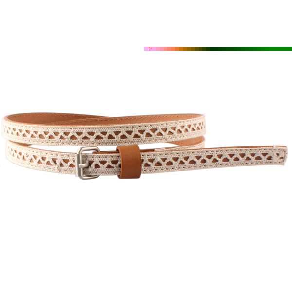 belt with lace band