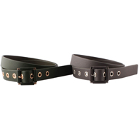 belt with metal holes