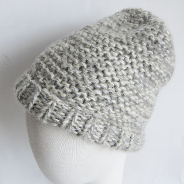 mohair acrylic mixed color hat