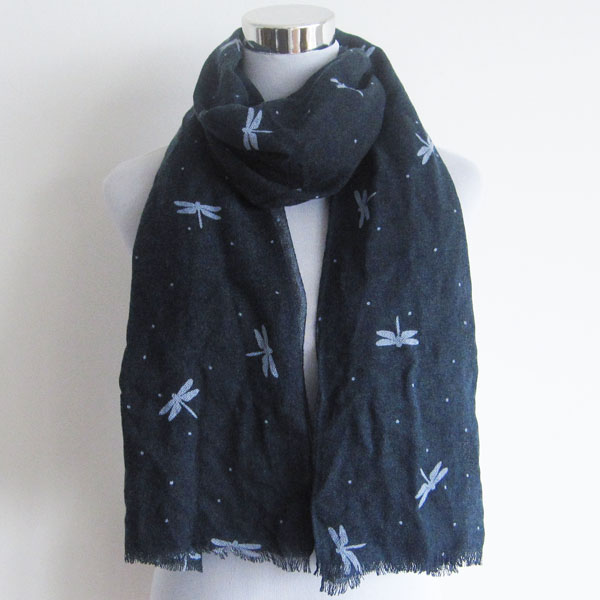 printed polyester soft scarf