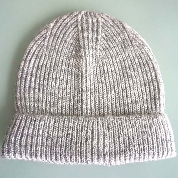 slouch beanie with melange