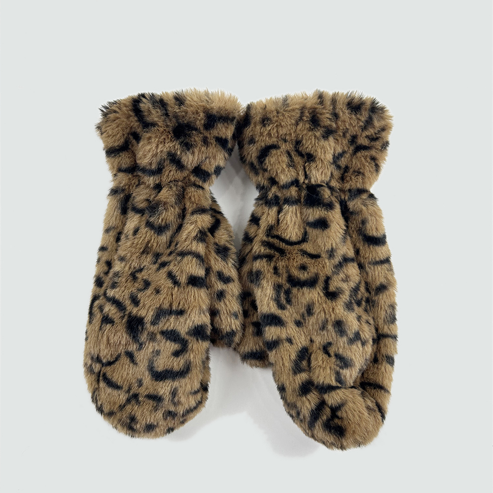 fake fur gloves