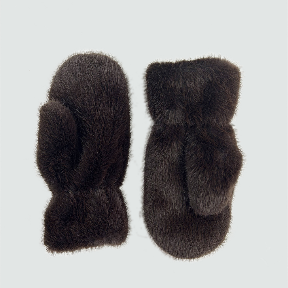 fake fur gloves