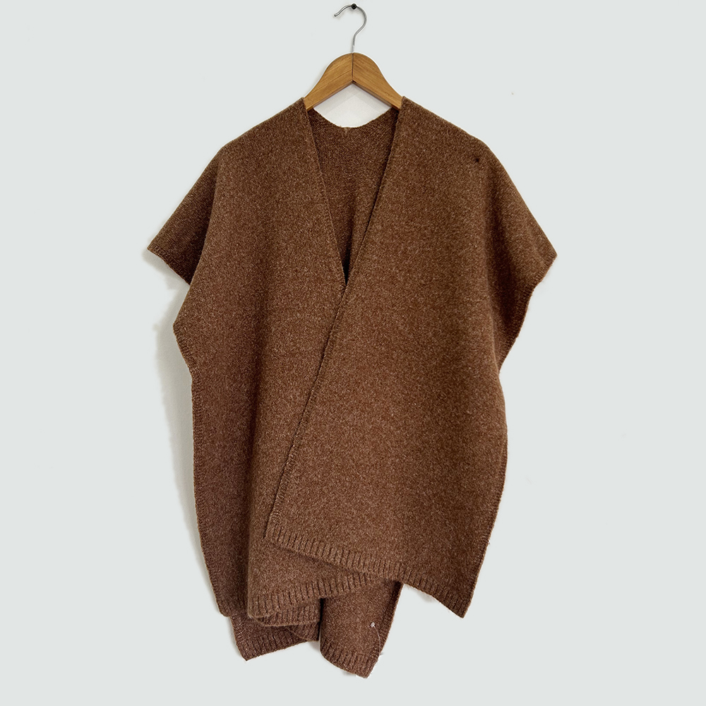 knitted cape