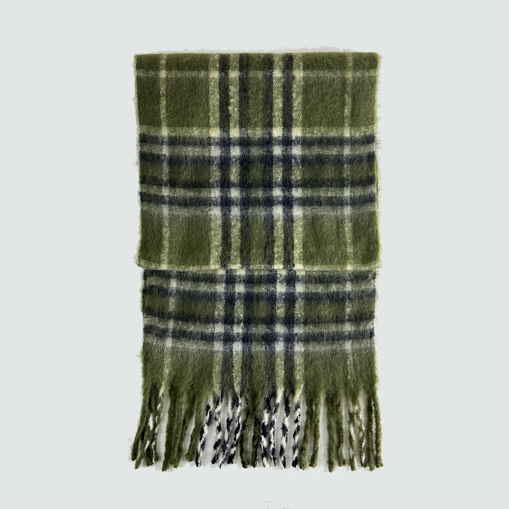 woven brushed scarf